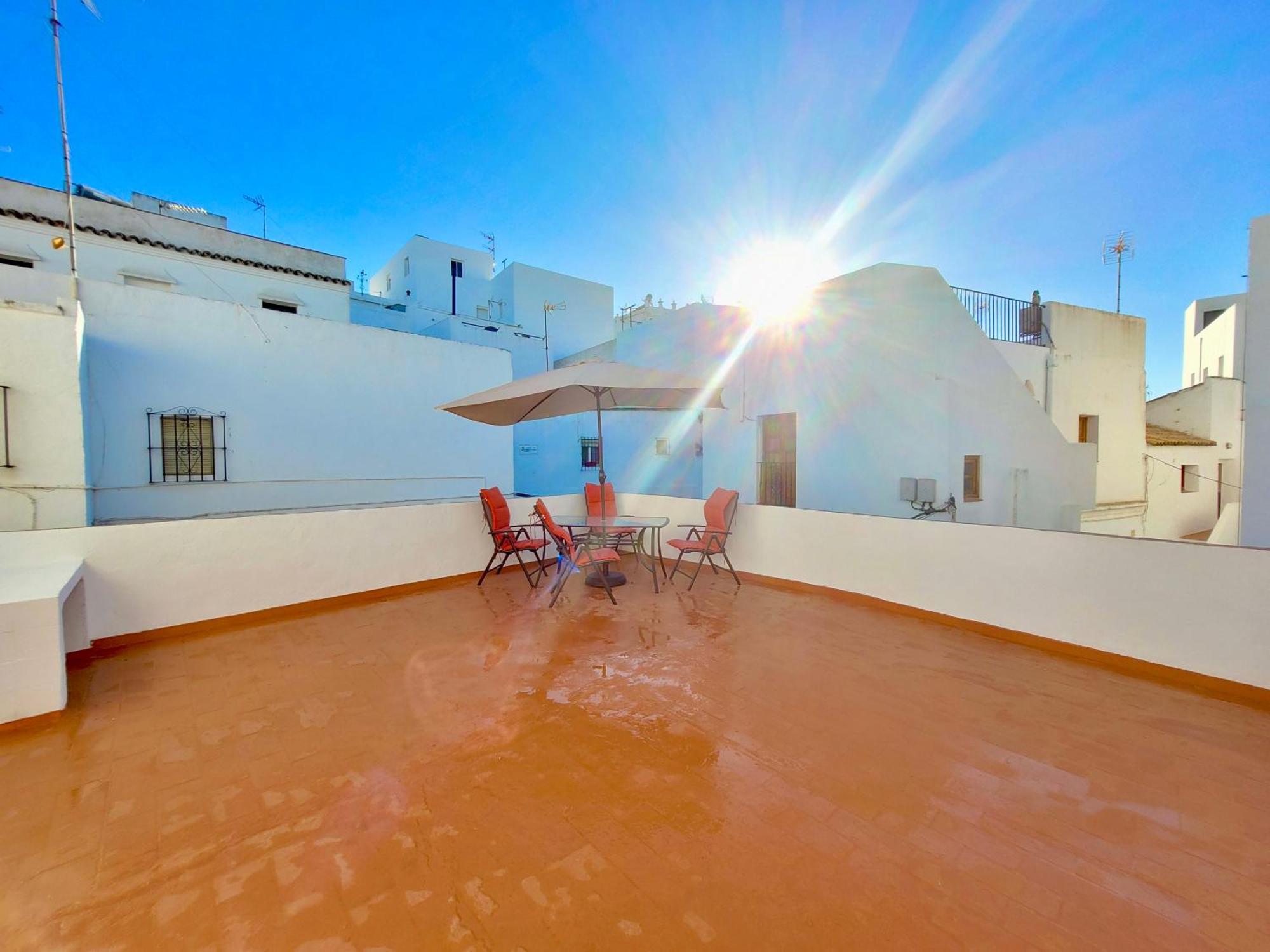 Casa La Aurora Appartement Vejer de la Frontera Buitenkant foto